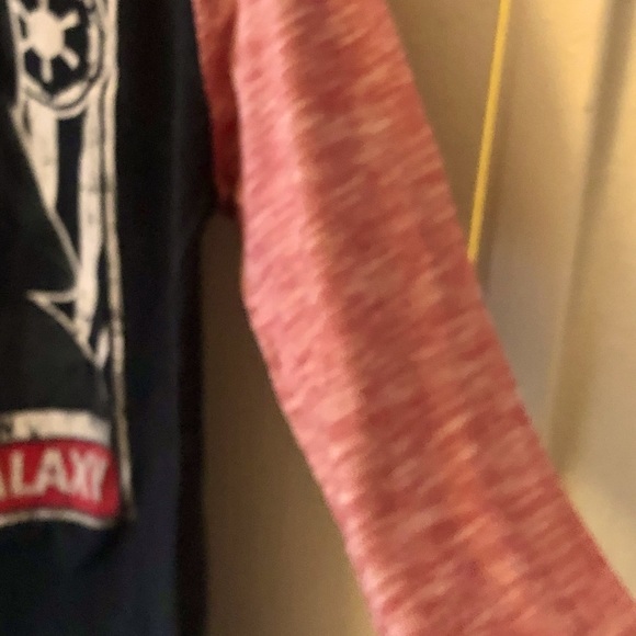 Star Wars unisex red and black Darth Vader Long Sleeved Tee - Picture 8 of 11